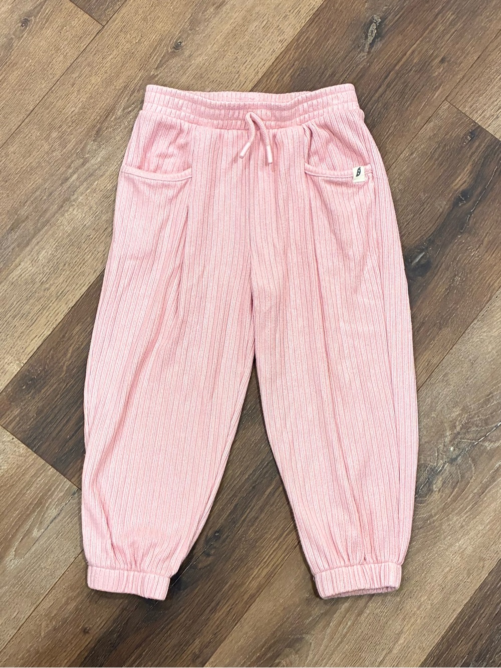 Easy Peasy Pink Jogger Pants Bottoms Comfy Play Baggy Loose 4T